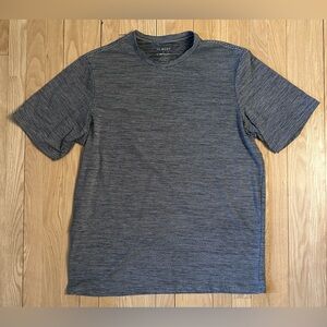 01.Algo Shirt Men’s Performance Tech SPF 40 Stretch Striped Shirt, Sz XXL Tall